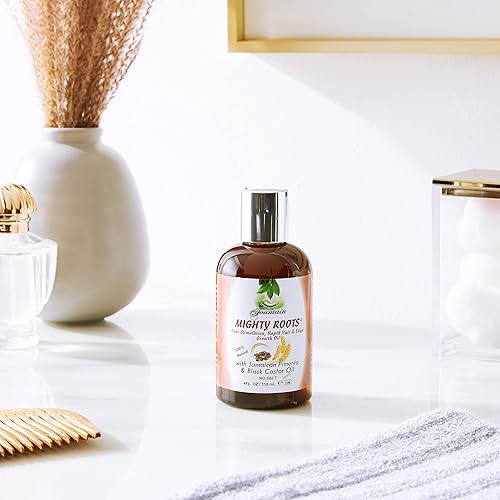 Miniatura 10 de FOUNTAIN Mighty Roots - Dañado - Receding - Bordes - Calva - Aceite para adelgazar el cabello - Botella aplicadora - 4 onzas líquidas