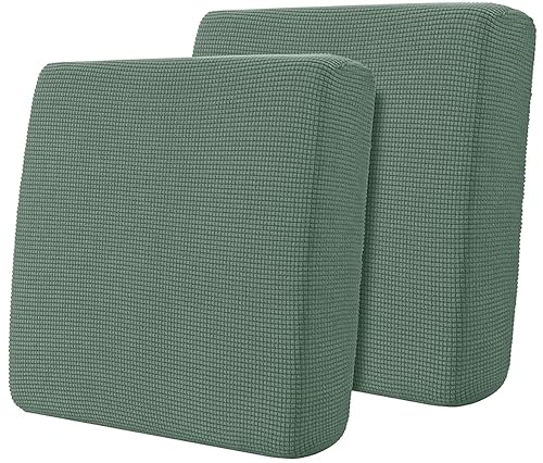 Hokway Stretch Couch Cushion Covers, 2 Piece Individual Sofa Cushion
