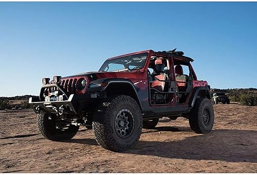 Bestop Element Doors - Jeep '20-24 Gladiator  Wrangler JL '18-Current de 4 puertas (trasera negro mate)