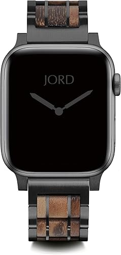 JORD Correa de reloj compatible con Apple Watch de 1.49, 1.57, 1.65, 1.65, 1.73 y 1.73 pulgadas, cuero, correa de reloj de pulsera compatible con