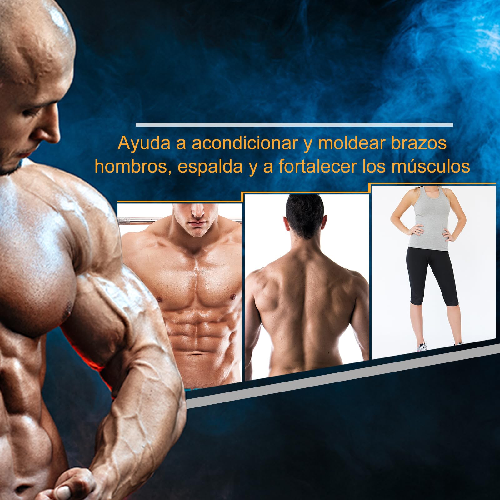 HOMCOM Mancuernas Hexagonales, 1x5 kg, 2x4/5/8/10/12,5/15/17,5 kg, de Hierro Fundido, Recubiertas de Goma, Pesas con Barras de Conexión para Entrenamiento en Casa, Gimnasio y Oficina, Negro y Plata