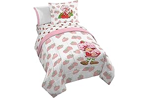 Strawberry Shortcake Twin Comforter Set: Sweet Dreams with Berry Best Friends