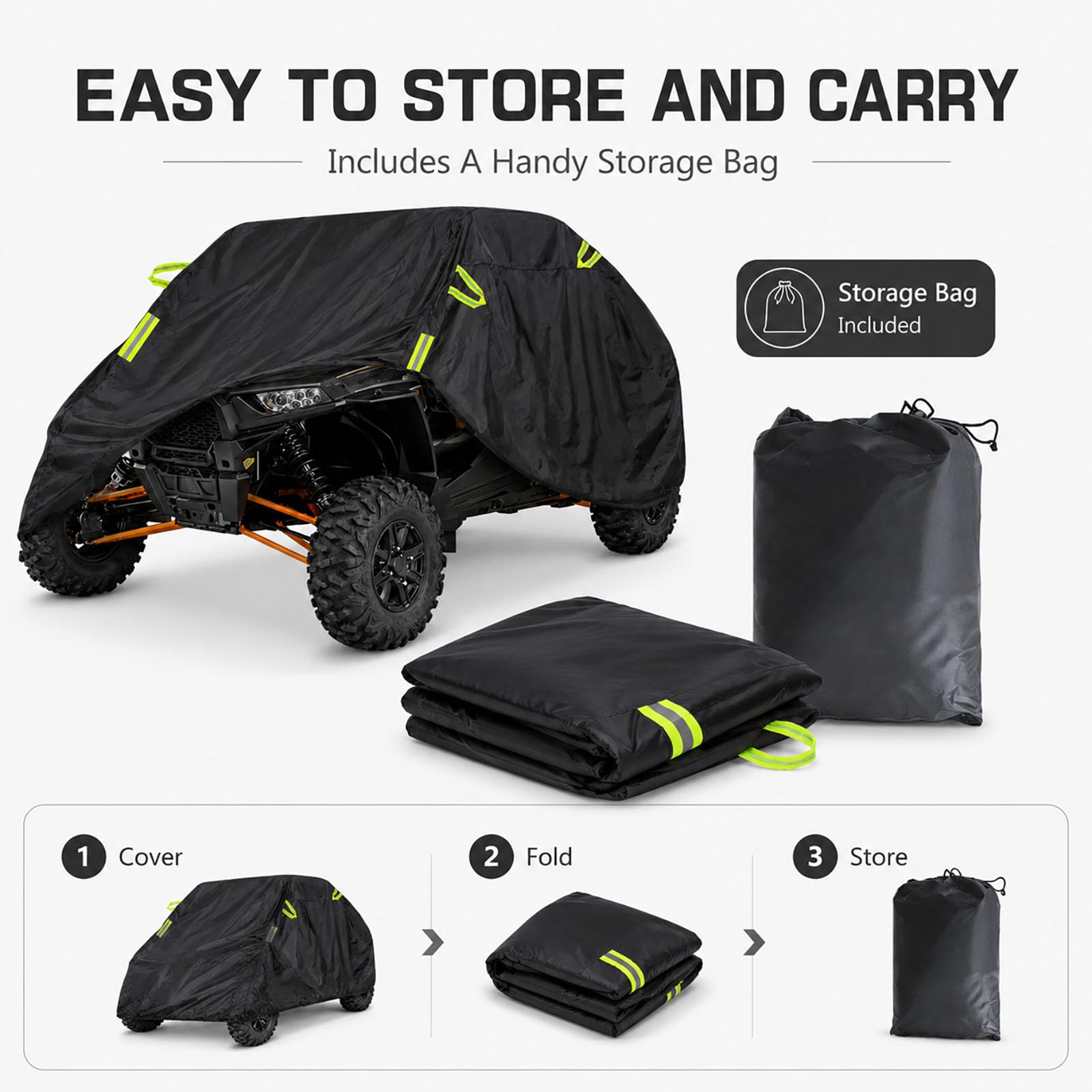 Funda UTV para Massimo Warrior 1000 MXU 2020-2024 | Impermeable Protección Exterior Para Todo Clima Vehículos Off Road