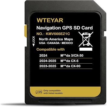 KMV666EZ1C Nav SD Card Offline GPS for Mazda CX-5/3/30/90