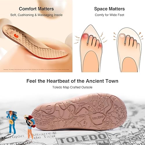 Miniatura 6 de UIN Mocasines para hombre, zapatos de viaje pintados, zapatos para caminar, informales, ligeros, cómodos, de moda, tenis Toledo I. Destino