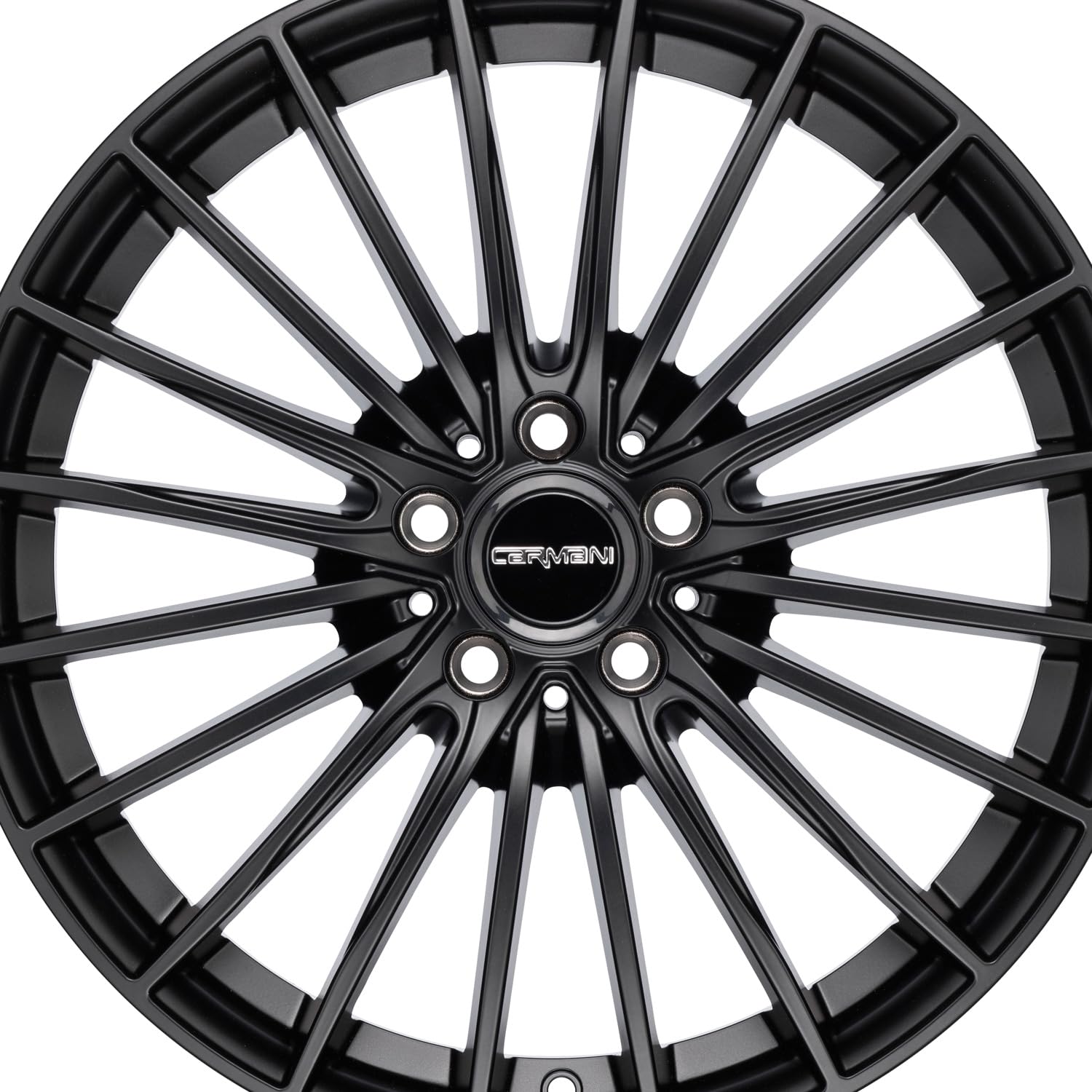 4x Carmani Felgen 24 Karl 8.0x19 ET30 5x112 black matt kompatibel mit BMW 1er Reihe 2er Reihe 3er Reihe 4er Reihe 5er Reihe 6er Reihe