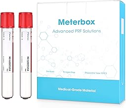 10 mL PRF Tubes, Premium Glass Tube with No Additive, Individually Wrapped, Box of