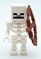 Vista 6 de LEGO Minecraft: esqueleto con lanzador TNT y azulejo de bonificación, 1 pieza