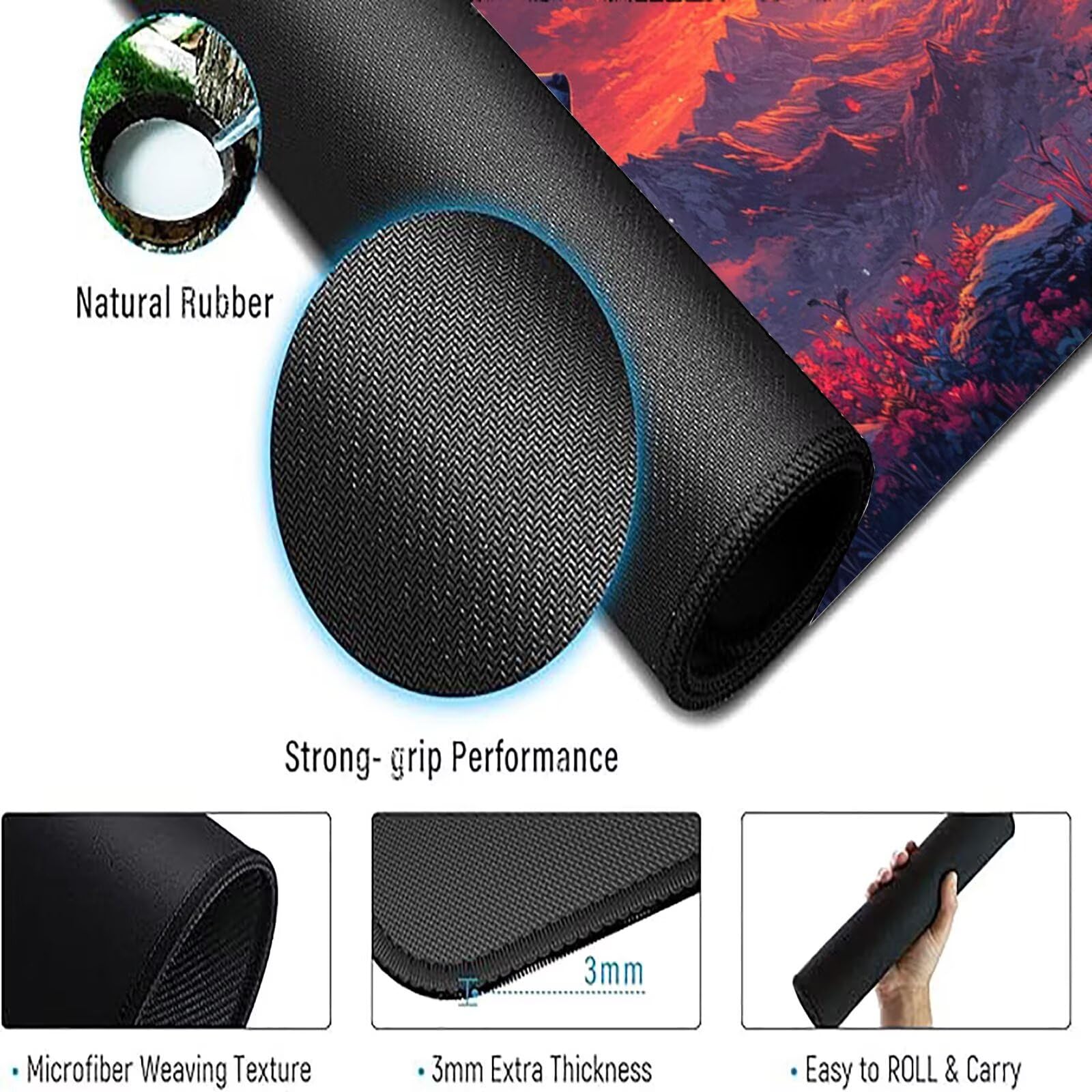 Podkładka pod mysz bordowa XXL podkładka pod mysz 1000 x 500 mm mata biurowa zwierzę podkładka pod mysz jednoczęściowa gumowa podstawa antypoślizgowa szyta podkładka pod mysz wodoodporna