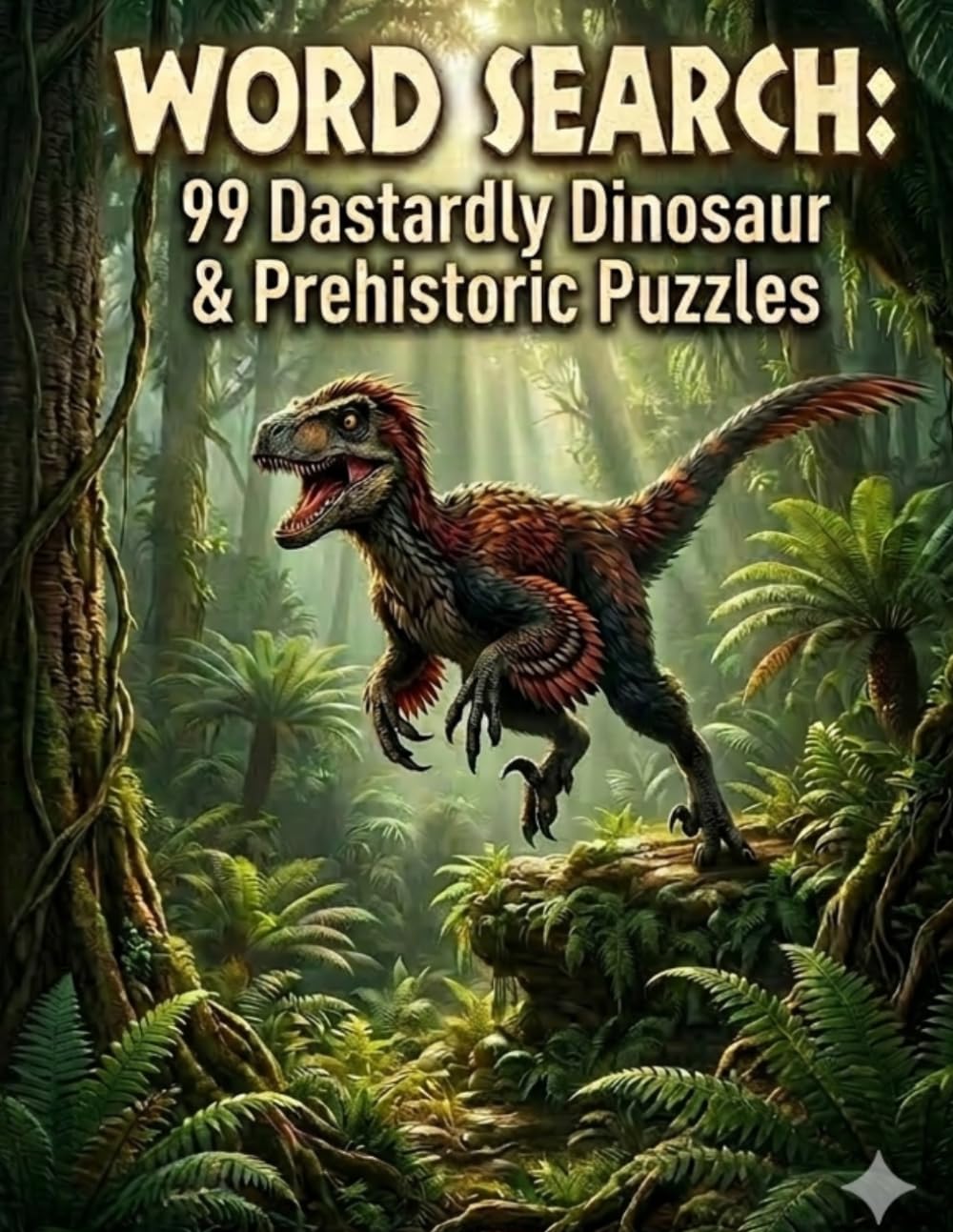 WORD SEARCH: 99 Dastardly Dinosaur & Prehistoric Puzzles (Word Search Puzzle Books)