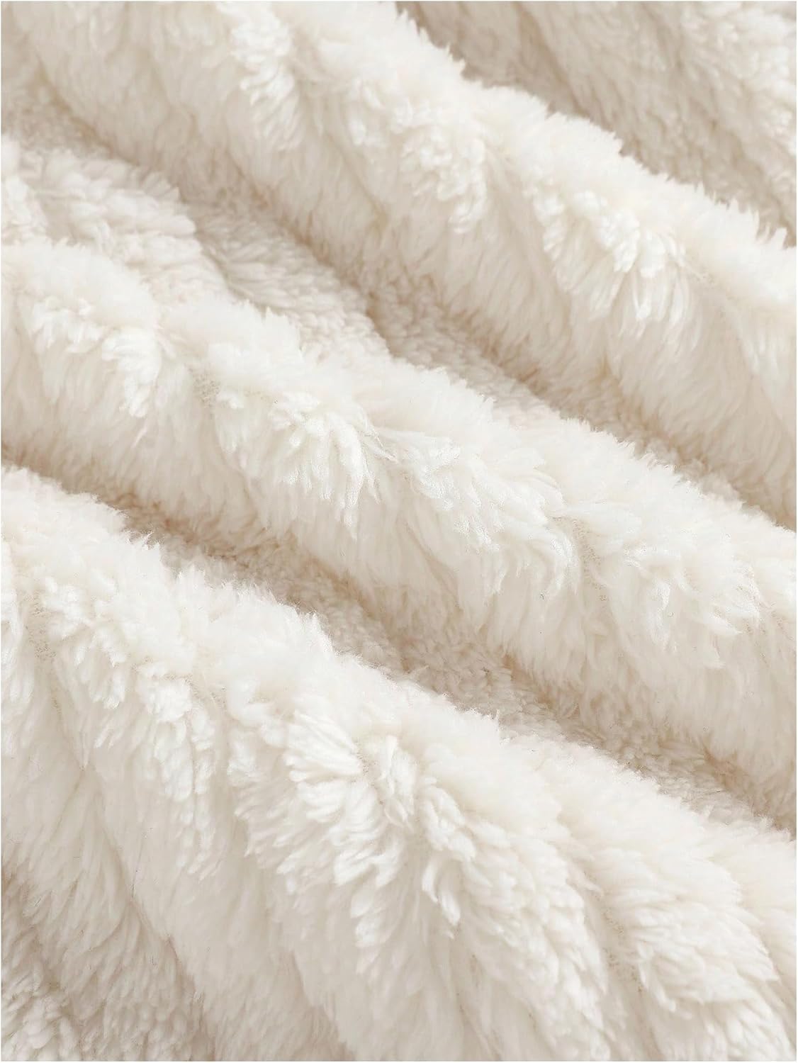 Girl's Ribbed Knit Faux Fur Pants High Waisted Wide Leg Pants Casual Home Wear Trousers