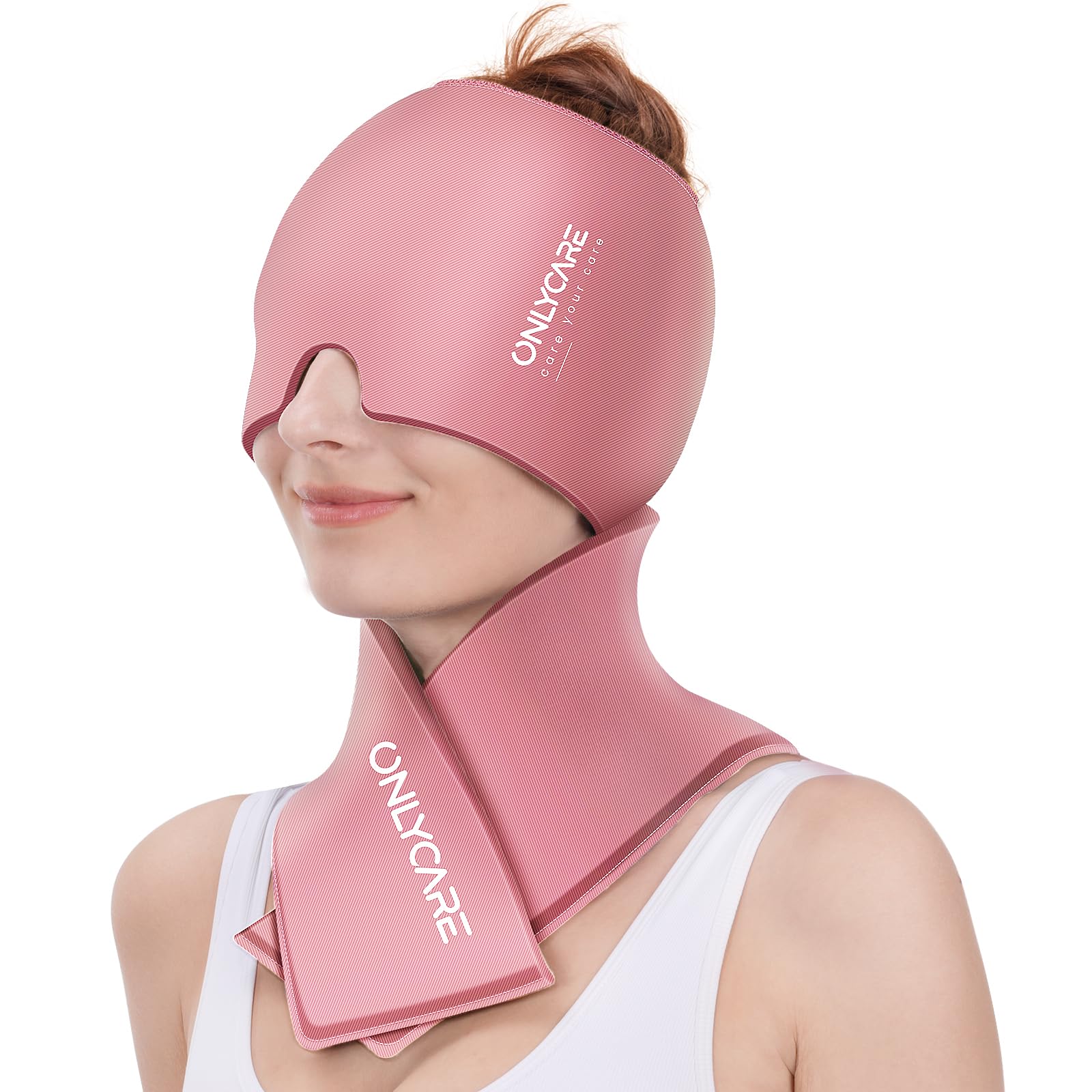 ONLYCARE Migraine Relief Cap, Headache Relief & Neck Ice Pack Wrap Gel Set — Amazon image 7