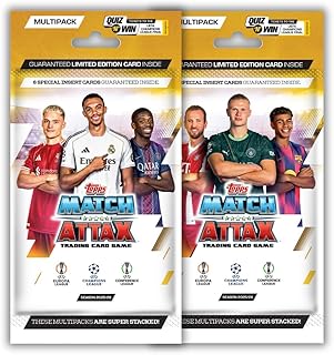Topps UEFA Champions League Match Attax 2025-26 Trading and Collectible Card Game (Multipack of 2) Price In India