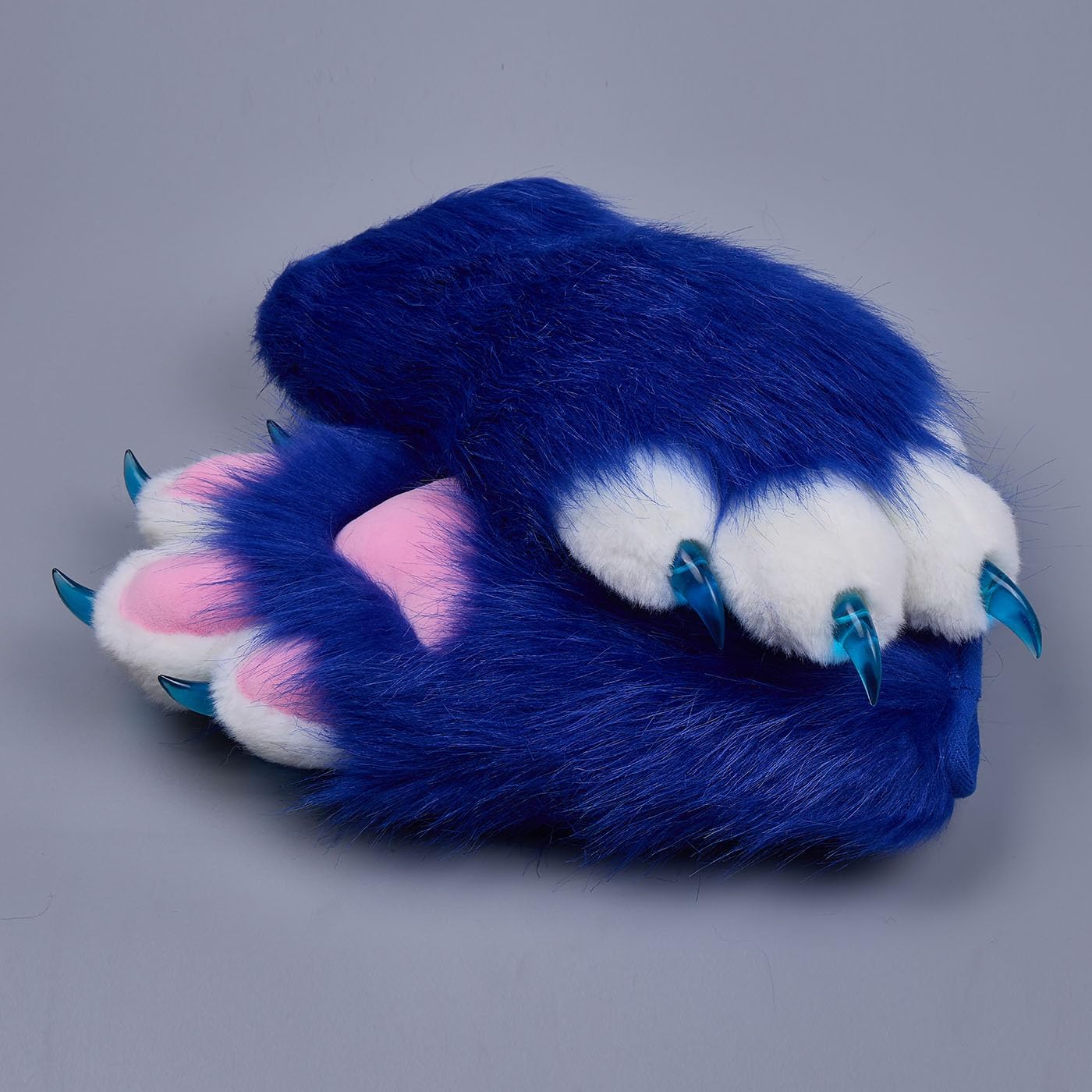 Fursuit Paws Furry Furries Paw Costumes Accessories (Purple)