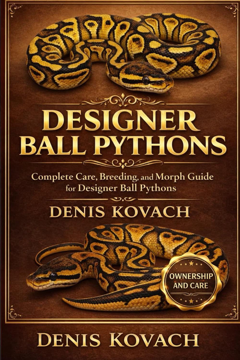 DESIGNER BALL PYTHONS: Complete Care, Breeding, and Morph Guide for Designer Ball Pythons