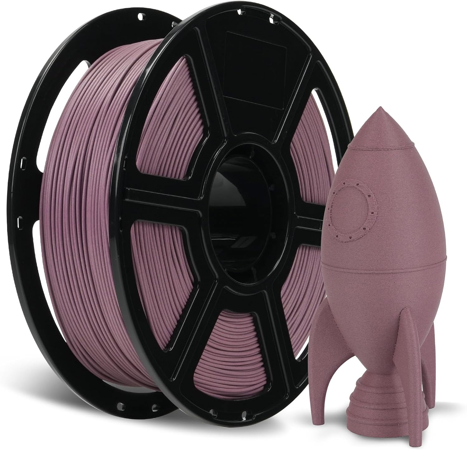 FLASHFORGE Carbon Fiber PETG Filament 1.75mm Dusty Pink, Reinforced 3D Printer Filament 1kg, Lightweight & High-Strength PETG-CF Filament, Strong & Easy to Print