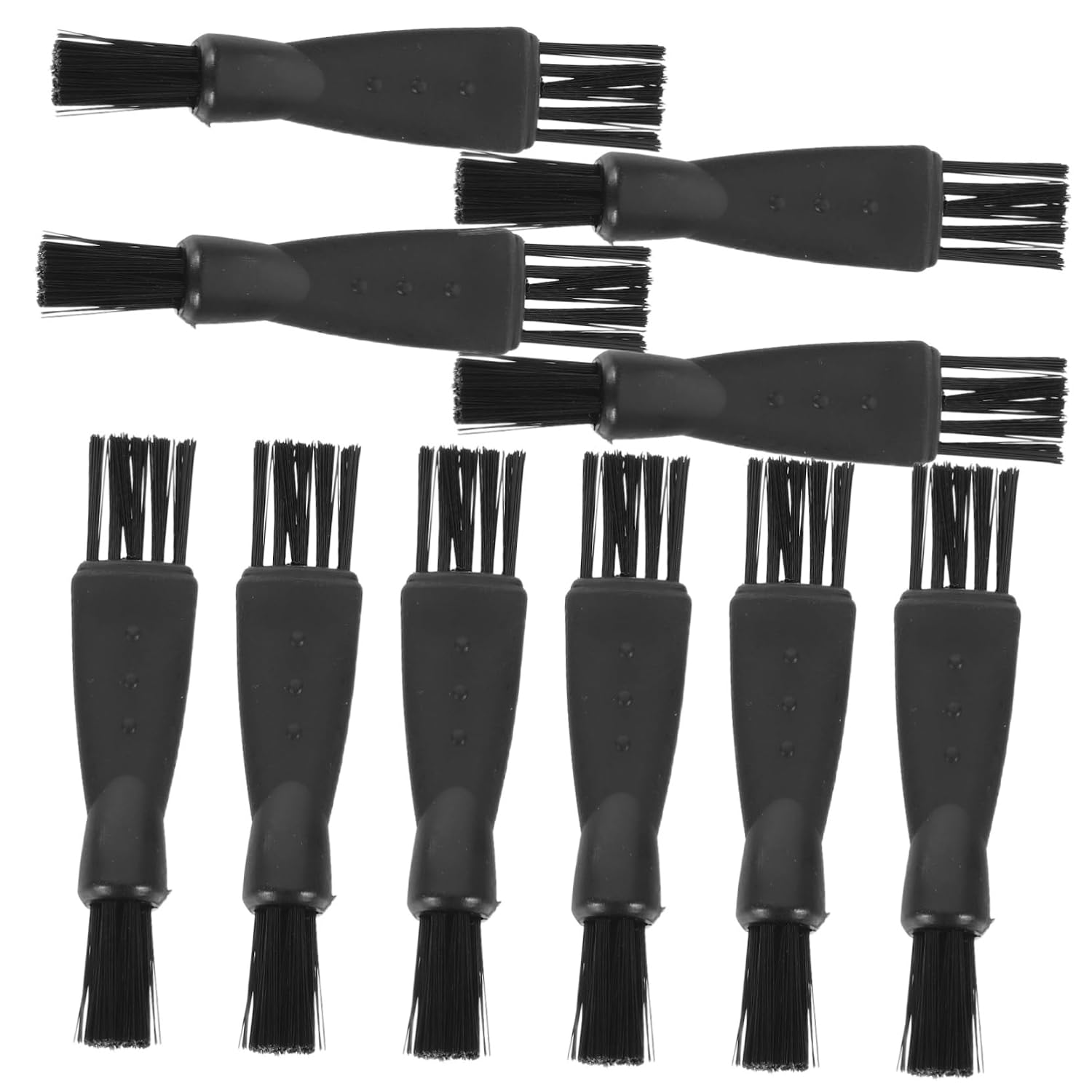 Didiseaon 10pcs Dual Electric Brush for Men Shaver Cleaning Tool for Hair Clippers and Trimmers Compact Grooming Accessory for Efficient Maintenance