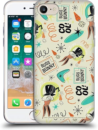 Miniatura 39 de Head Case Designs Funda de gel suave con licencia oficial de Looney Tunes Retro Bugs Bunny compatible con Apple iPhone 11 Pro Max Retro,Blanco y
