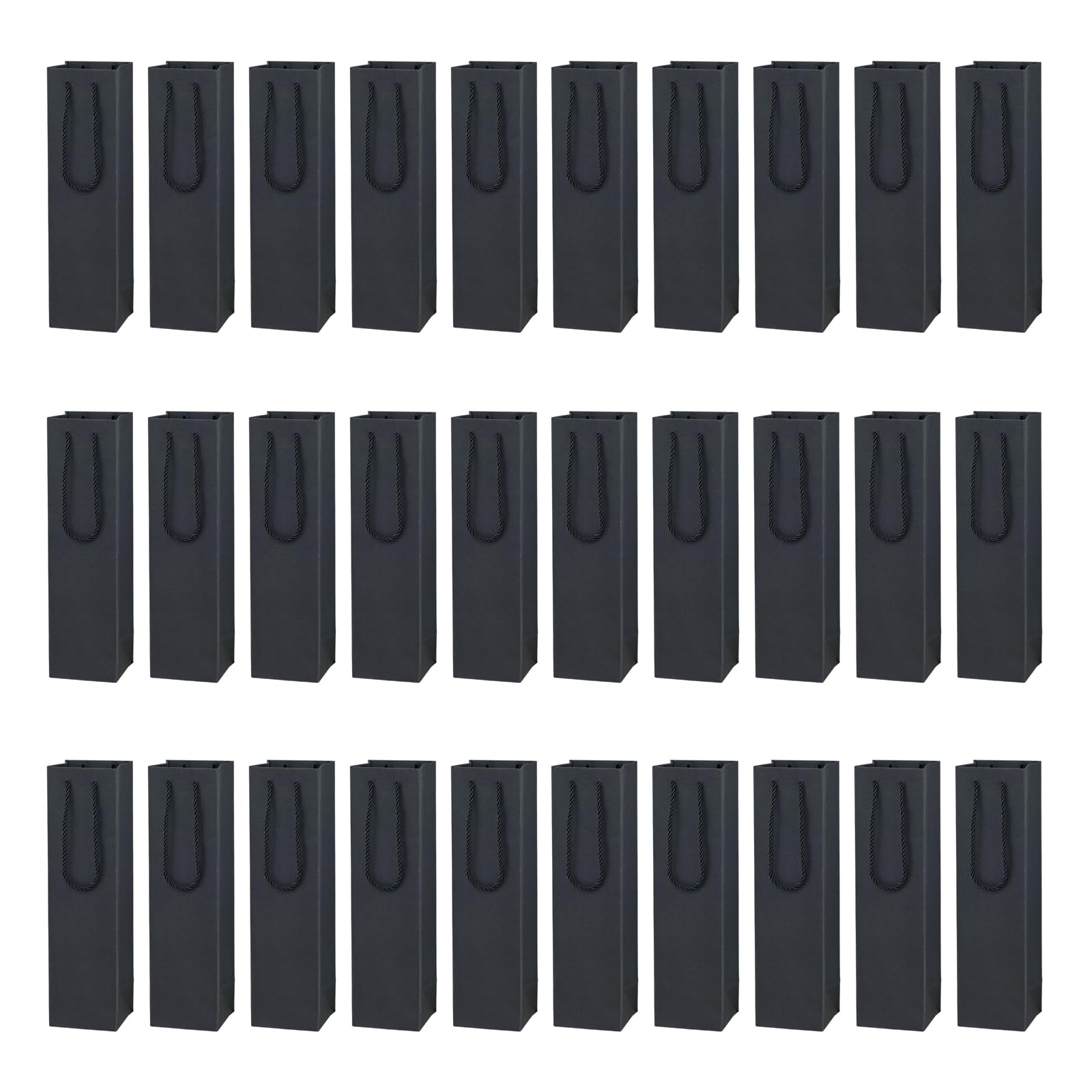 Elnwnnkc Of 30 Stylish Handled Carriers for Elegant Wine Presentation to Celebrations and Gatherings Simple Design Bottle Carriers
