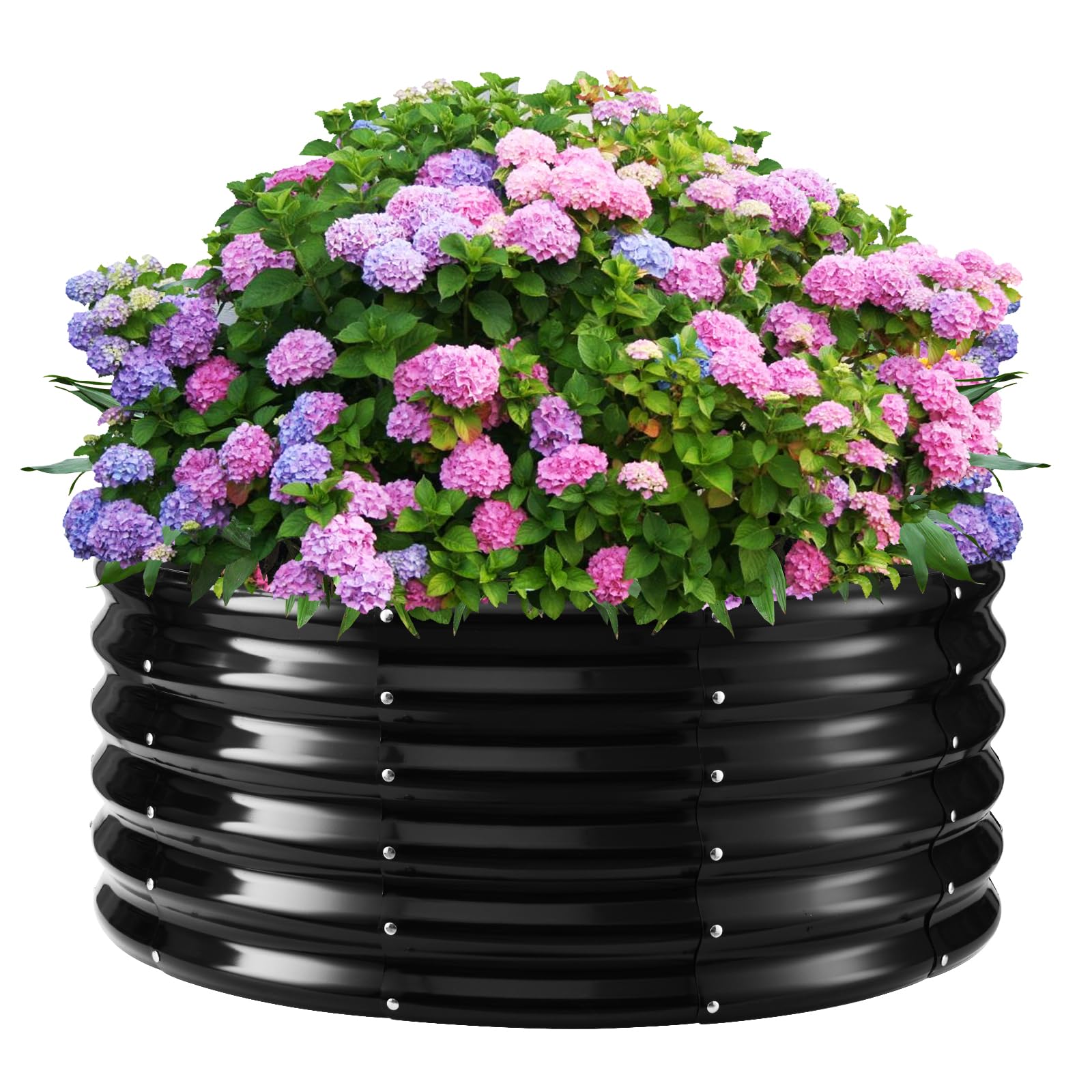 YSEJOMP 17' Tall 40' Diameter Round Raised Garden Bed
