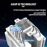 Thermalright Peerless Assassin 120 SE ARGB CPU Air Cooler, 6 Heatpipes CPU Cooler, Dual 120mm TL-C12C-S PWM Fan, Aluminium Heatsink Cover, AGHP, for AMD AM4 AM5/Intel 1700/1150/1151/1200 - 3