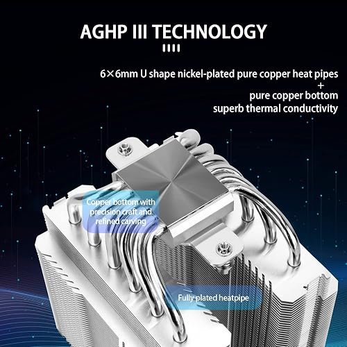 Thermalright Peerless Assassin 120 SE ARGB CPU Air Cooler, 6 Heatpipes CPU Cooler, Dual 120mm TL-C12C-S PWM Fan, Aluminium Heatsink Cover, AGHP, for AMD AM4 AM5/Intel 1700/1150/1151/1200 - 3