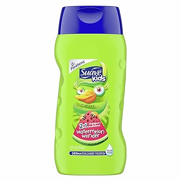 SUAVE KIDS 2 IN 1 SHAMPOO 355ML (12oz) - WILD WATERMELON