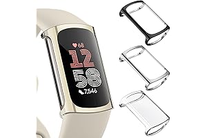 3 Pack Screen Protector Compatible with Fitbit Charge 6 & Charge 5