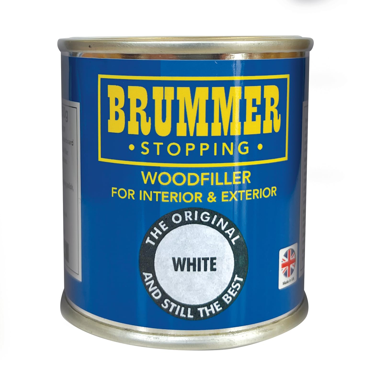 Brummer Wood Filler White 250g – 2 Sizes & Assorted Shades | Ideal for DIY Wood Repairs & Restorations