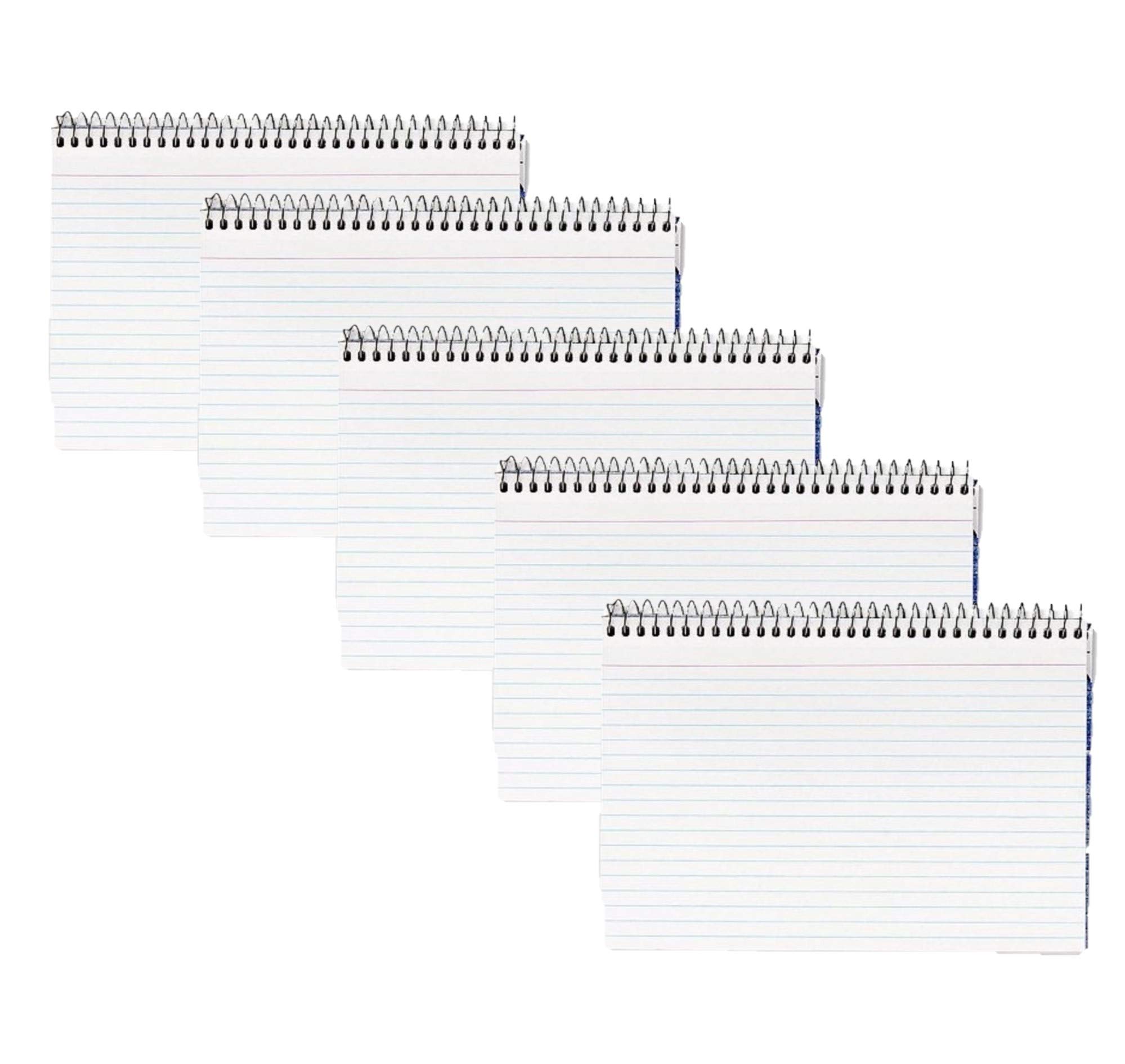 Oxford Spiral Index Cards, 4 x 6, White, 5 Pack of 50 Cards