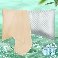 Vista 31 de Fundas de Almohada Tamaño Estándar Paquete de 2, Fundas de Almohada de Viscosa Refrescante con Cierre de Sobre, Fundas de Almohada Frescas