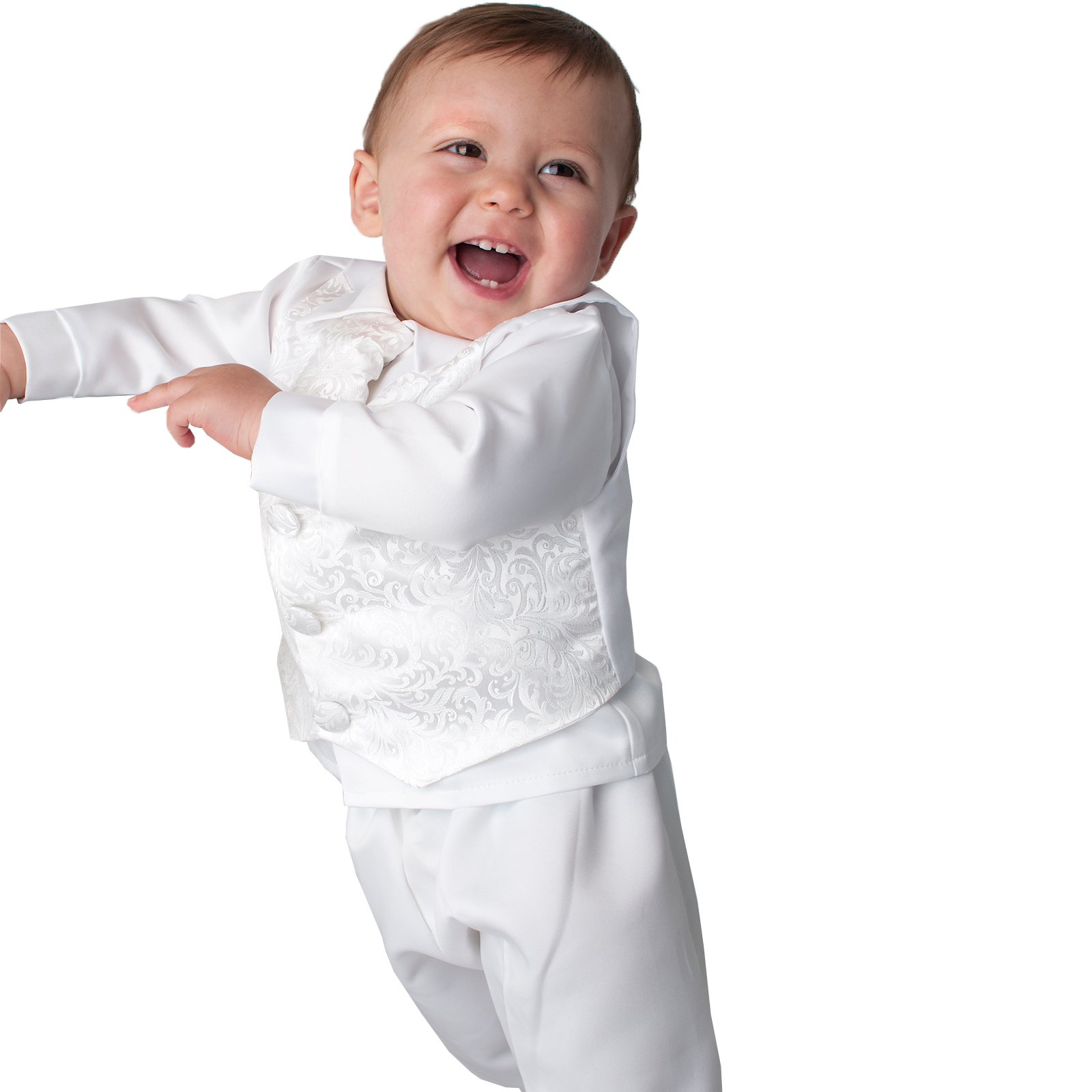Duft für Taufe Baby Badehose-weiß