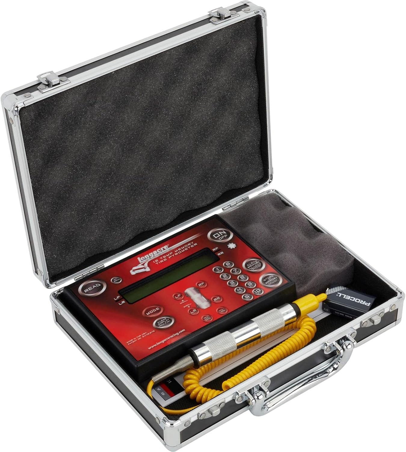 Longacre 52-50690 Deluxe Memory Tire Pyrometer - Def.F
