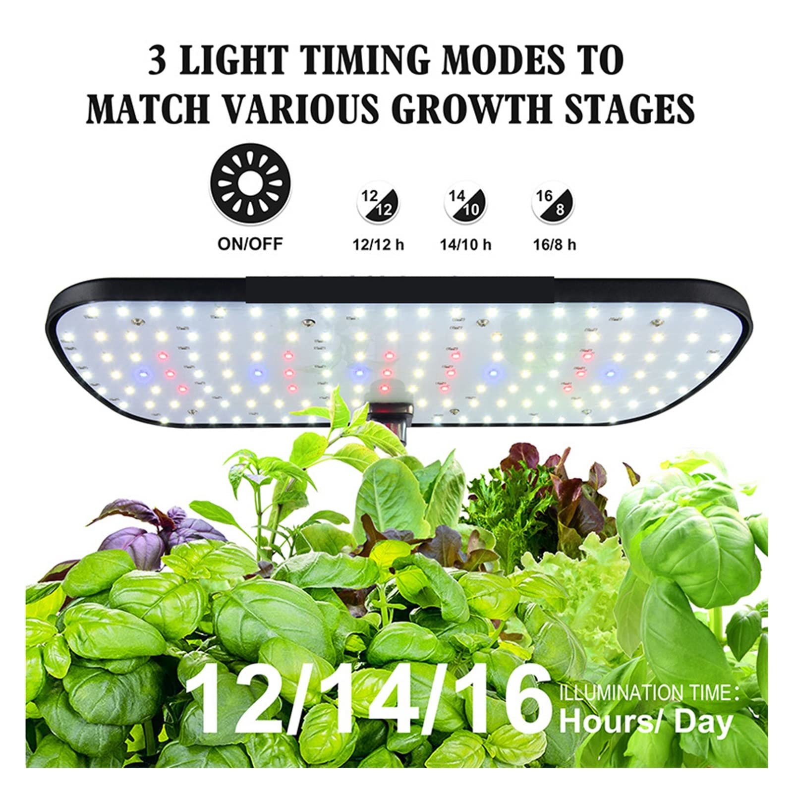 Caja de kits de sistema hidropónico de 8 orificios Jardineras de vegetales inteligentes Lámpara de crecimiento LED para interiores para el hogar Equipo de cultivo sin suelo, kits y sistemas de culti