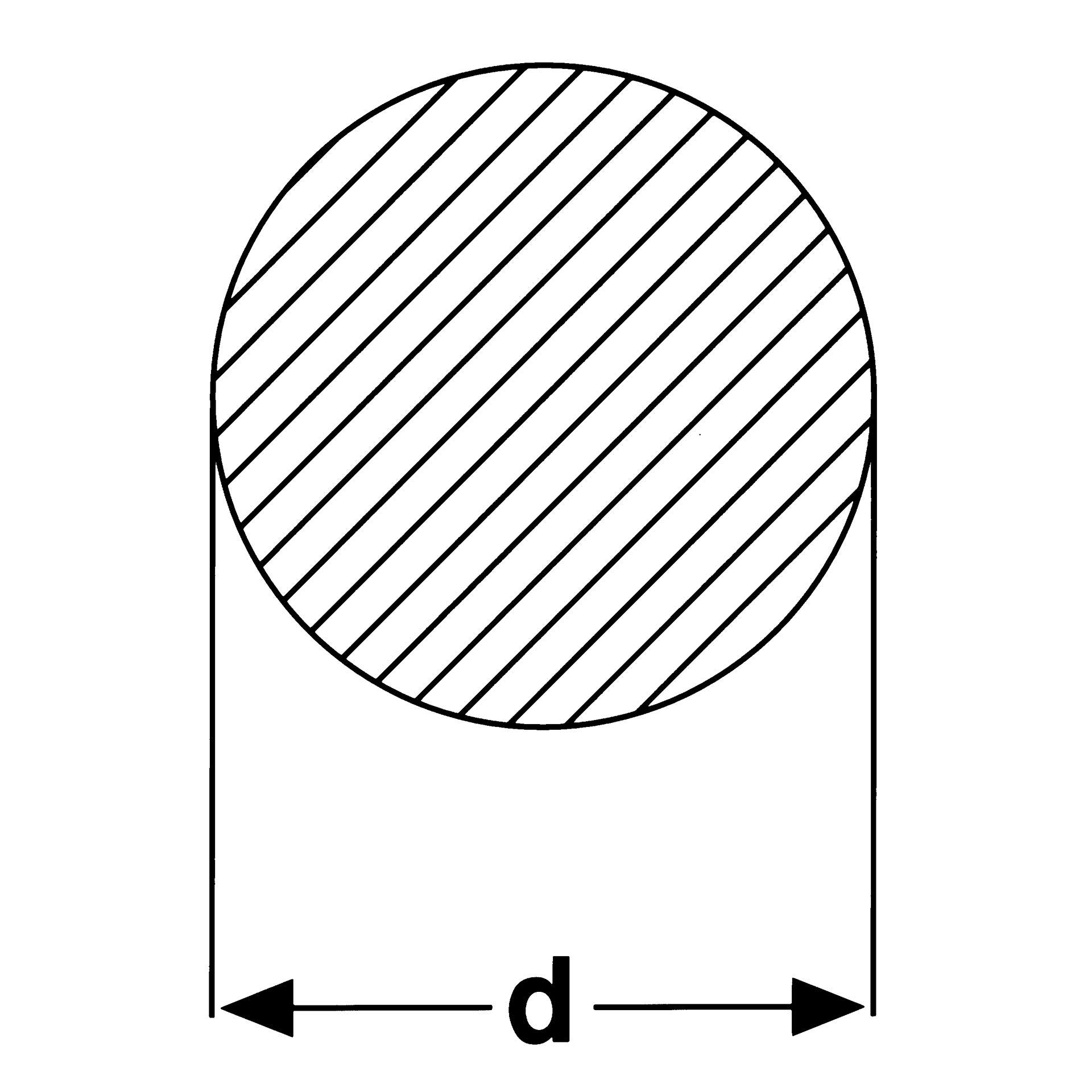 Thyssenkrupp Aluminium Rundstab 14mm - 1000mm Länge EN AW-6060