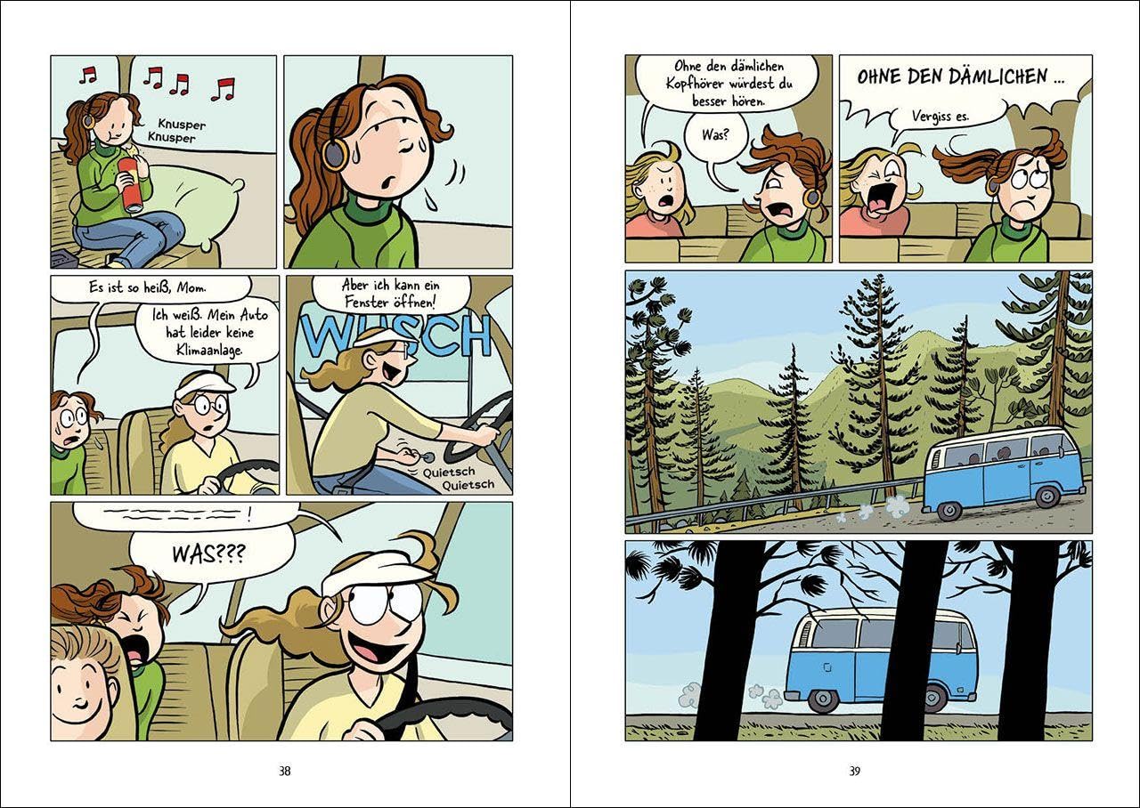 Sisters: Wie schön es doch ist, Geschwister zu haben, oder nicht? Preisgekröntes Comic-Buch über Geschwister und Familienleben - New York Times-Bestseller von Raina Telgemeier (Loewe Graphix, Band 2)