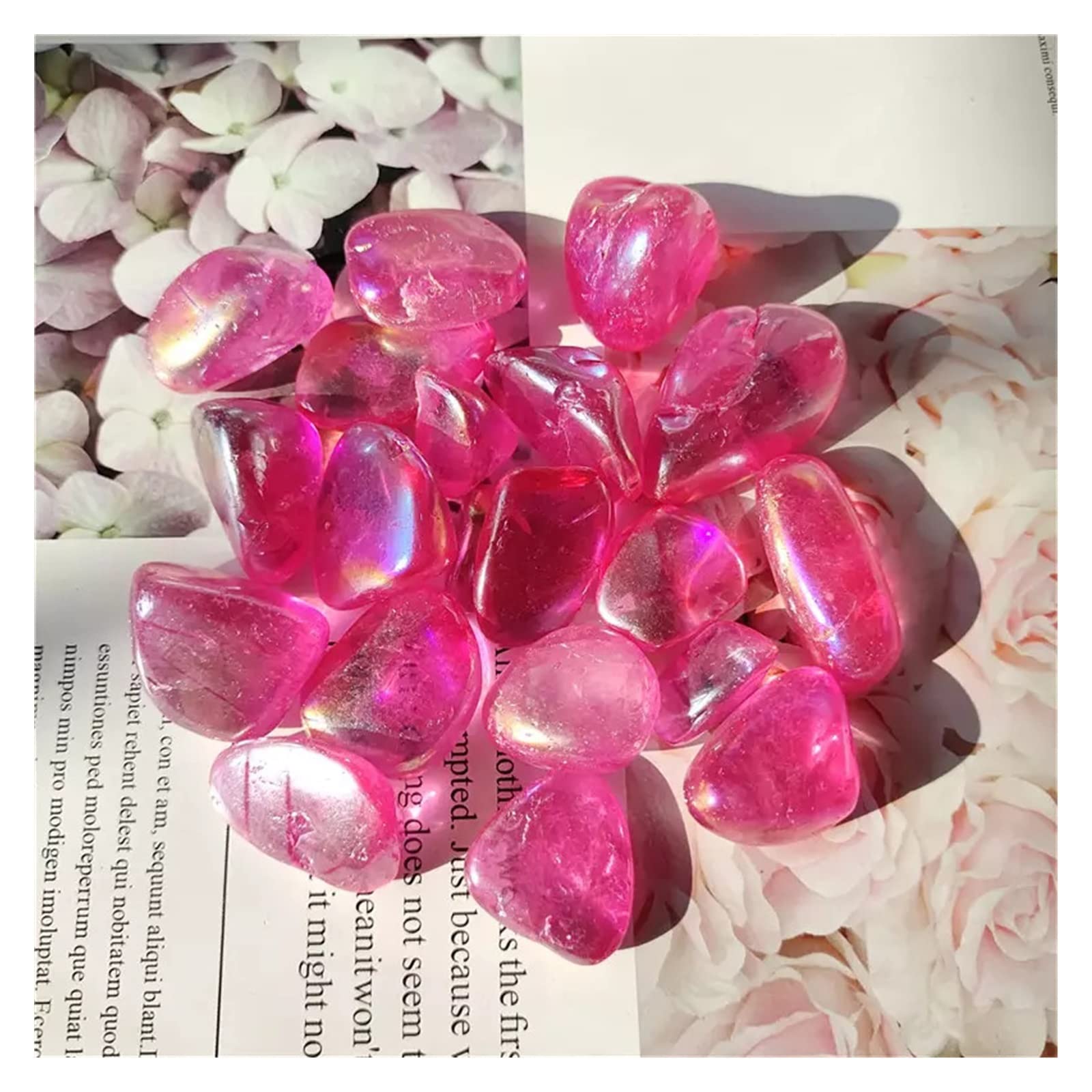 エンゼル水晶 Amazon｜天然水晶 天然クリスタルタンブルストーンエンジェルオーラ