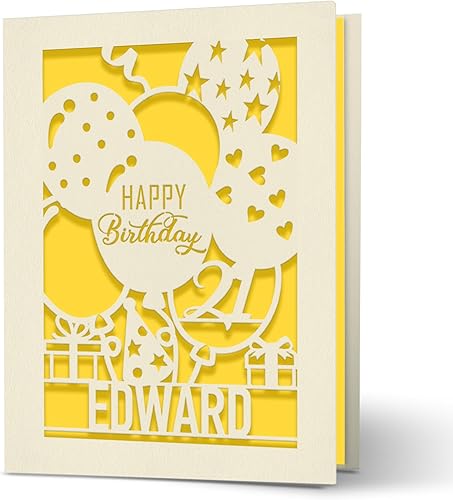 Miniatura 9 de EDSG Tarjetas de cumpleaños personalizadas para mujeres y hombres, tarjeta de feliz cumpleaños para hermana, mamá, papá, hija, hijo, esposo,