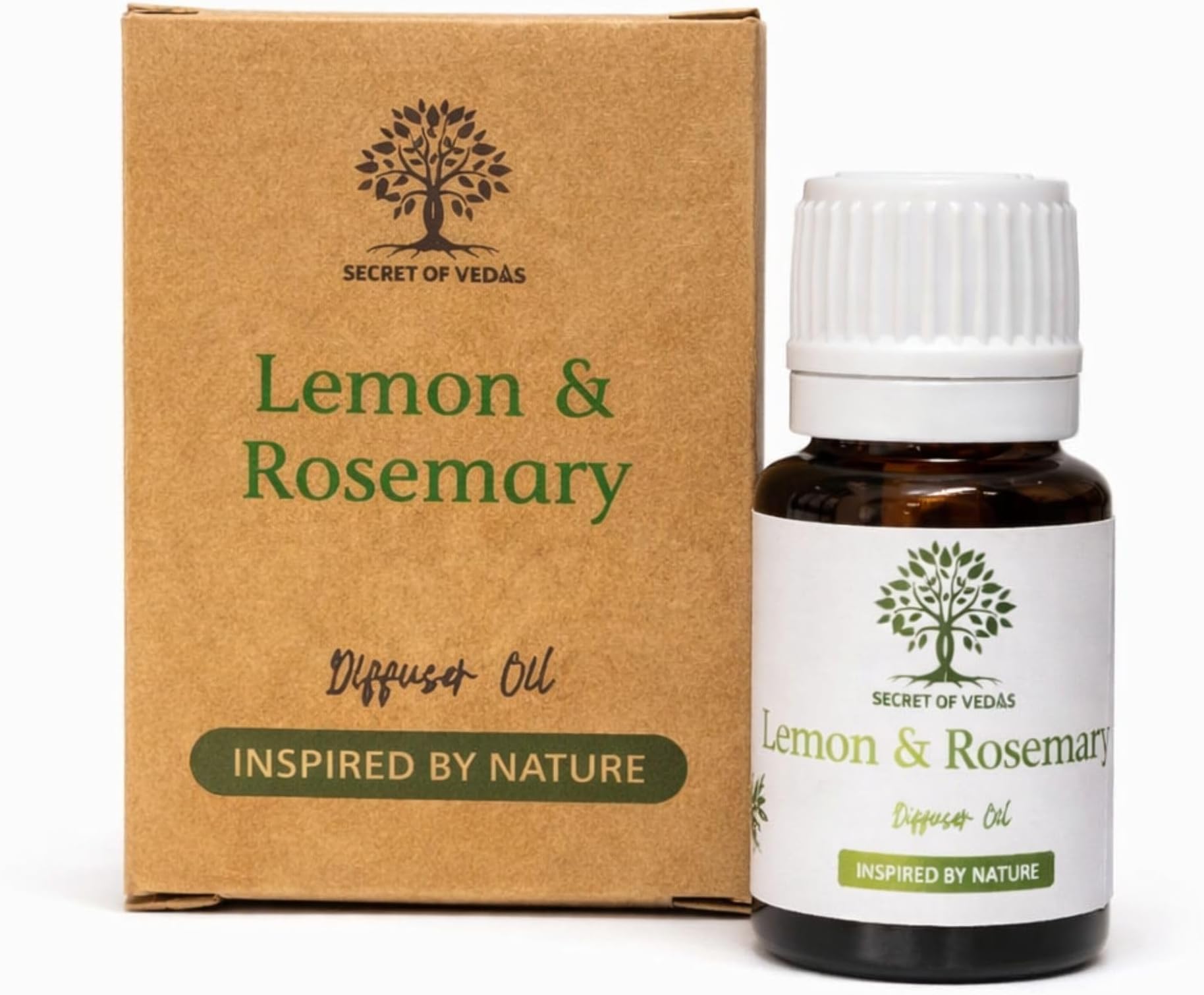 10ml Diffuser Oil for Reed Diffuser & Electric Diffuser – Fragrance Oil Aroma Oil for Oil Burner – Long Lasting Home Fragrance Room Fragrance – Scented Oil Diffuser Refill (Lemon and Rosemary)