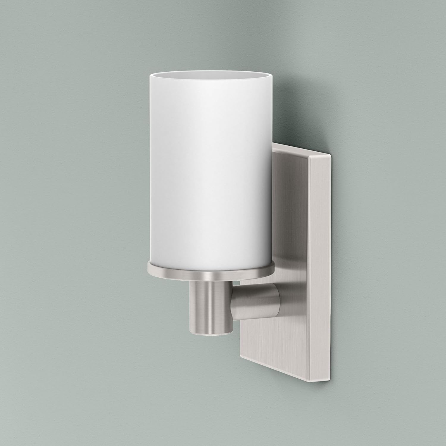 Gatco 1701 Modern Farmhouse Single Sconce, Satin Nickel