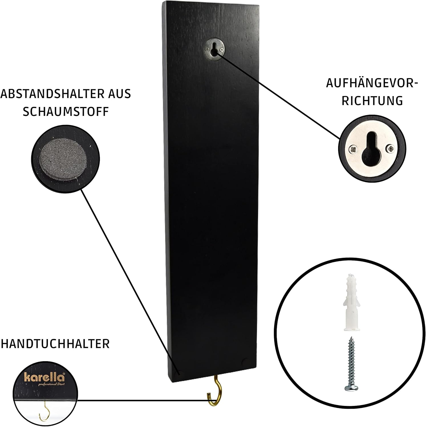 Karella Ultimo dart holder - for up to 12 darts