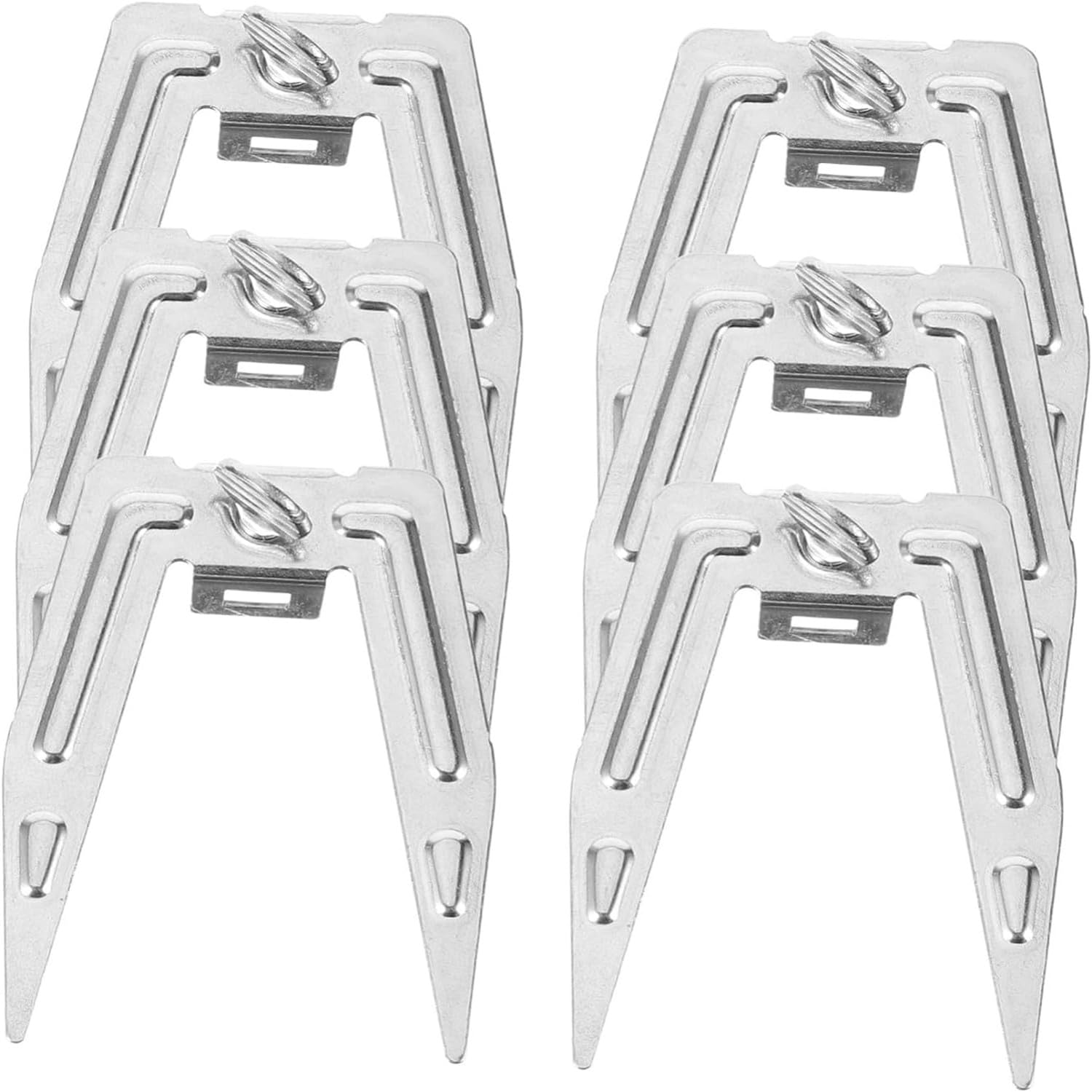 6 Set In Acciaio Inox Friggitrice Ad Aria Forchetta Pollo Arrosto Forchetta Pesce Carne Grigliata Forchetta Agnello Tacchino Forchette Per Griglia Girarrosto Girarrosto Bbq Cucina (argento)