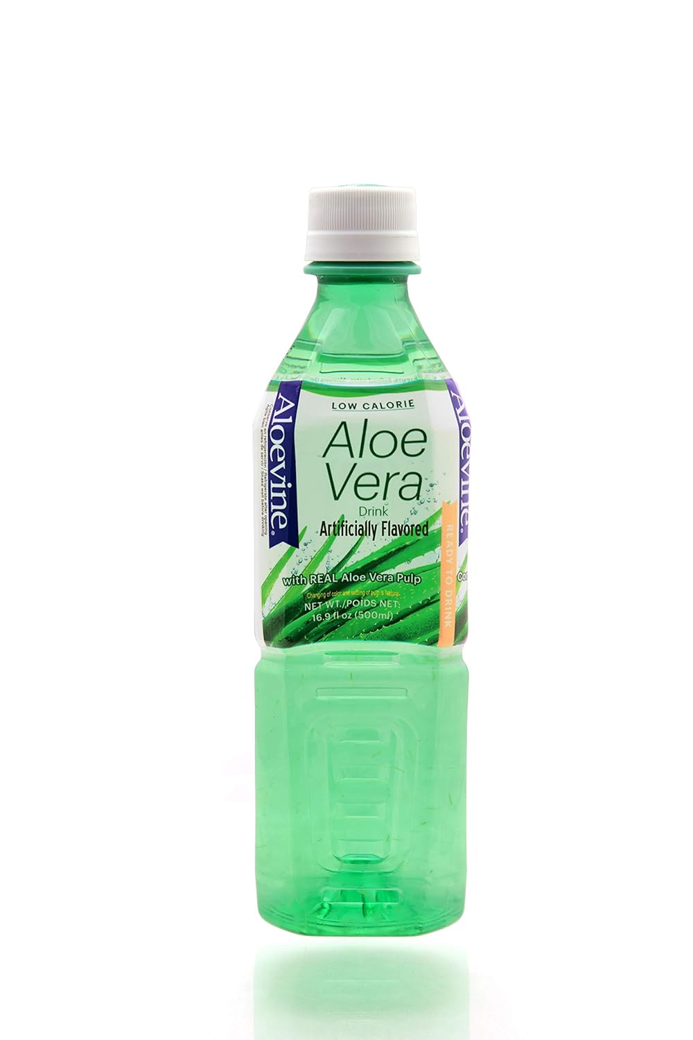 Aloevine Aloe Vera Drink, 16.9 fl oz, 20 pack Original Low Calorie