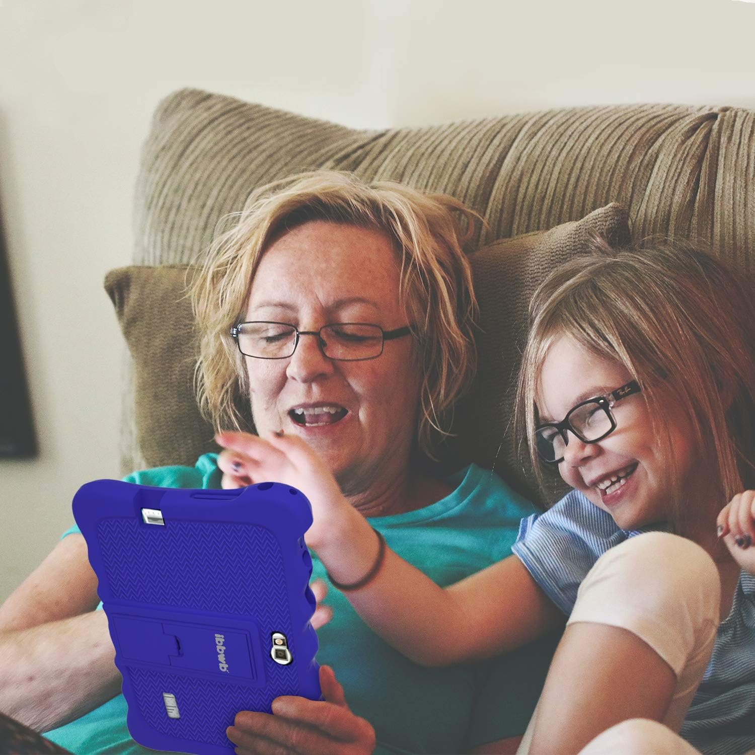 Blасk Frіdау - 70% оƒƒ Kids Tablet, 7 inch Tablet for Kids, WiFi Android 9.0 Pie, 2GB RAM 16GB ROM, Kid Edition Tablets, Parental Control, Education Apps Pre Installed, Dual Camera, 7” HD Display, Kids- Proof Case - Blue