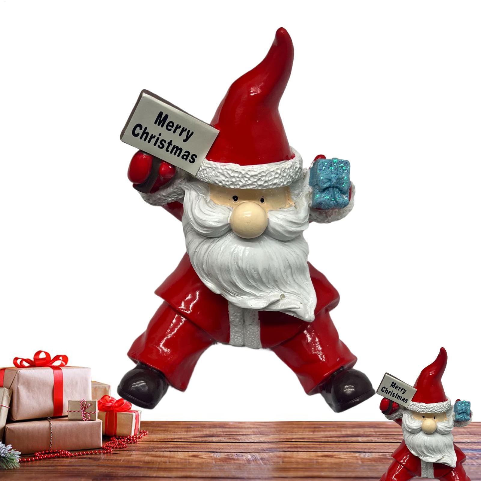 Figurines de Père Noël pour l'intérieur à offrir en cadeau de famille unique