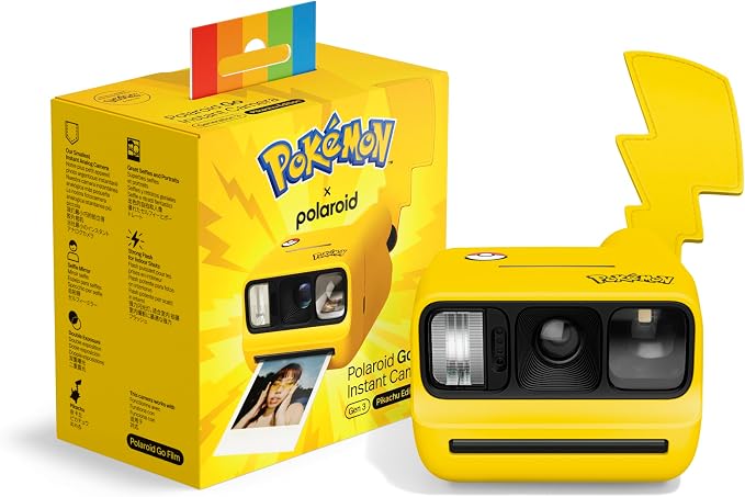 Polaroid Cámara Instantánea Go Generación 3 Edición Pokémon Pikachu