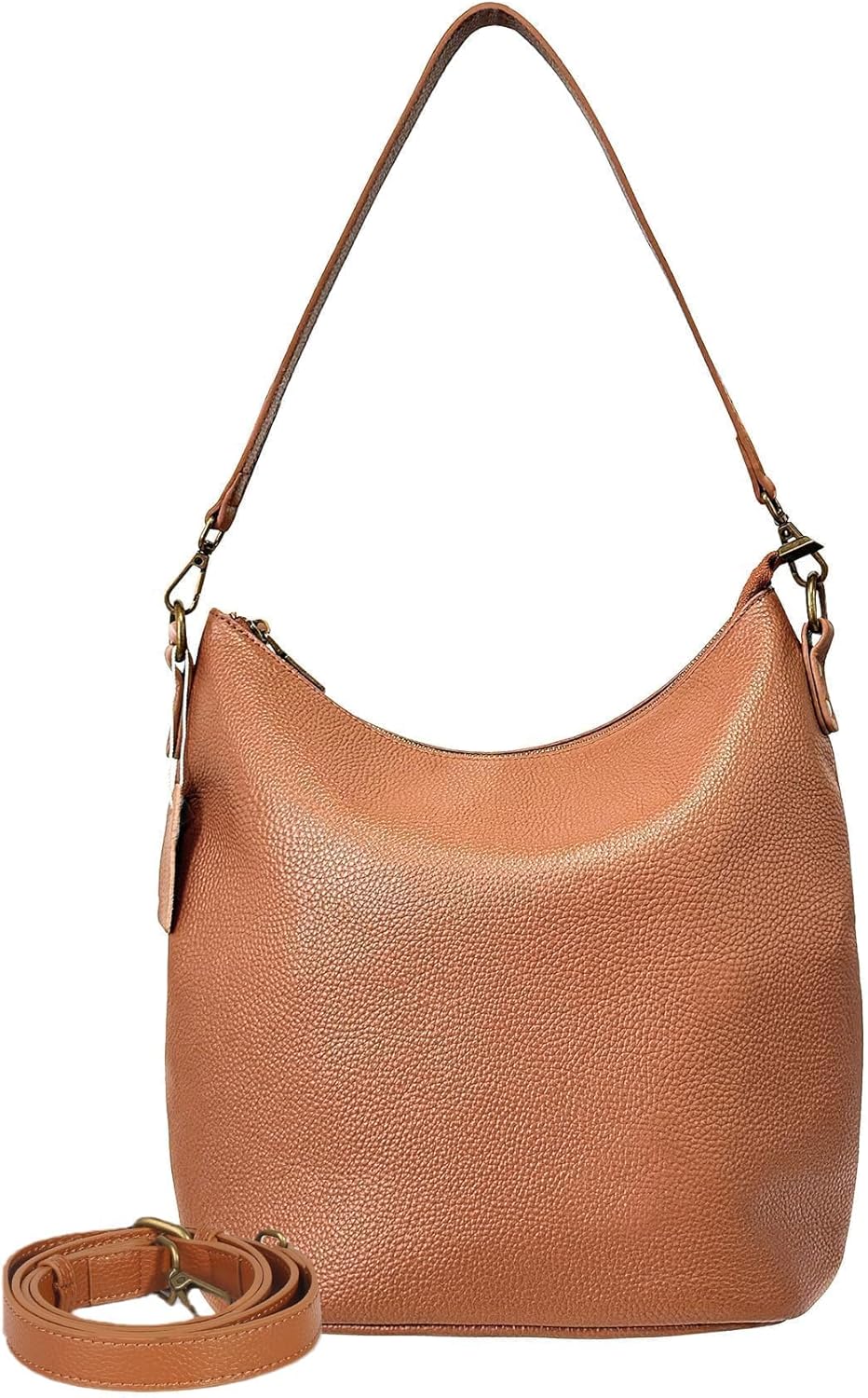 Eiyye Hobo Purse for Women Crossbody Bag Genuine Leather Bag Shoulder Purse with Adjustable Strap Medium Purses for Daily Commute Shopping & Travel | Cowhide leather, Soft & Lightweight, Medium Size Bag, Go-With-Anything