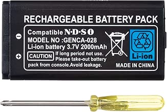 OSTENT 2000mAh Rechargeable Lithium-ion Battery + Tool Pack Kit Compatible for Nintendo DSi NDSi - coolthings.us