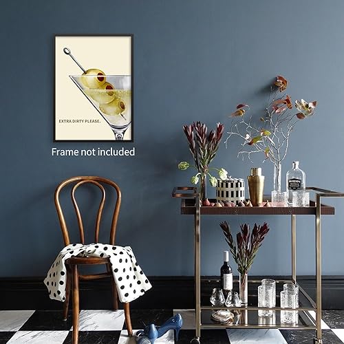 Miniatura 5 de Heltrappe Pósteres de cóctel vintage de los años 70, arte de pared estético de Martini alcohol, impresiones en lienzo para bar, comedor, cocina,