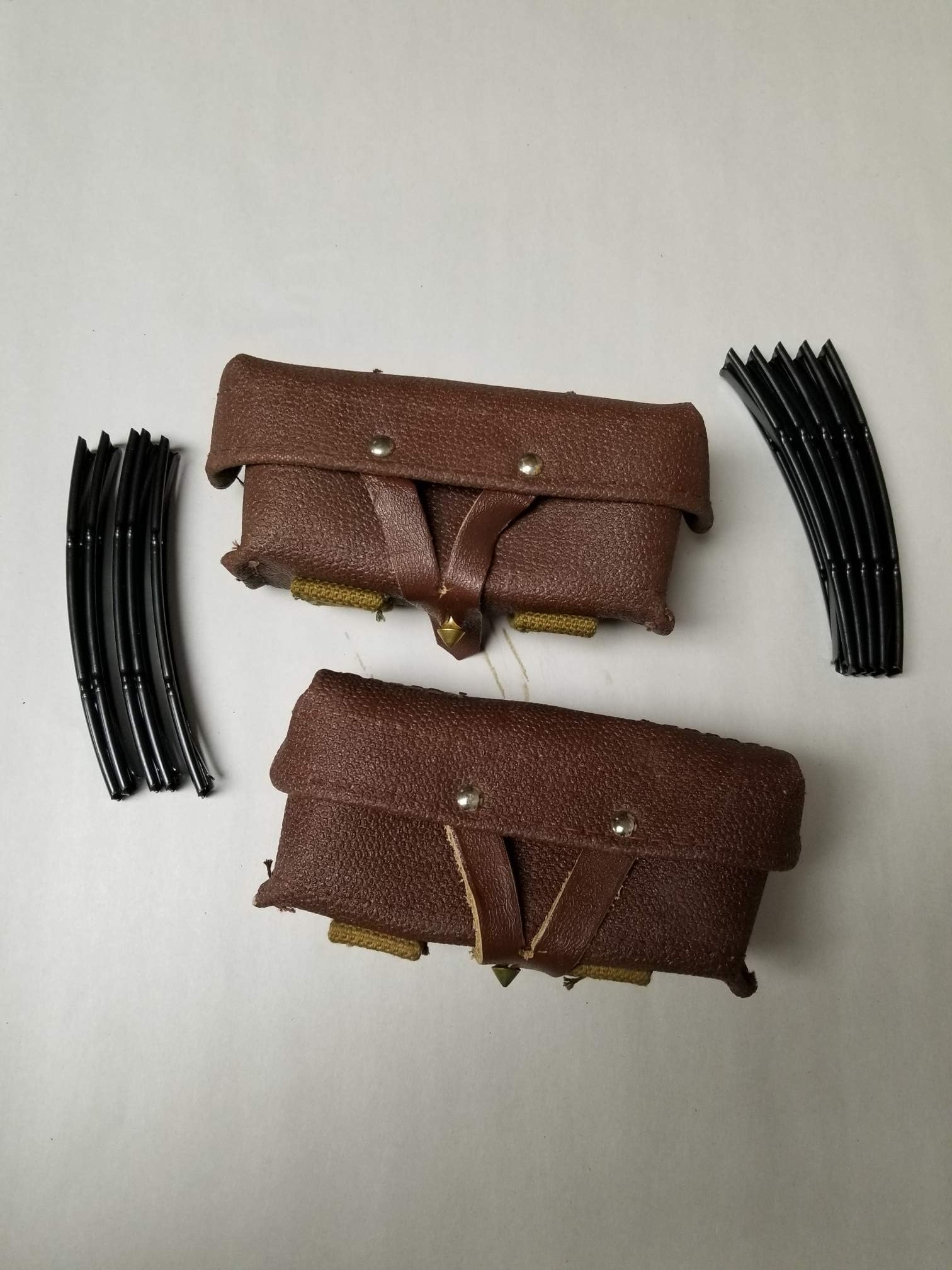 Russian Ammo Pouches Set of 2 Pieces Complete with 10 Loading Tools. Northridge International INC.